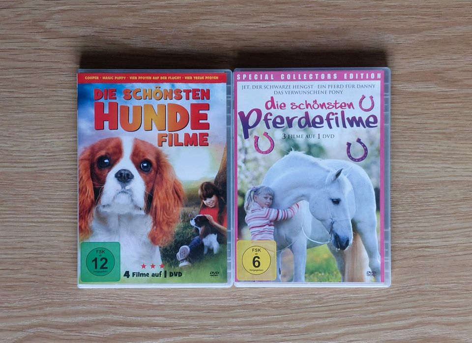 ☆ Die schönsten Hunde- und Pferdefilme ☆ 2 DVD's ☆ in Roding