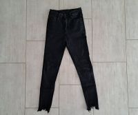 Schmale High-Waist-Jeans, schwarz, Gr. XS Baden-Württemberg - Winterbach Vorschau