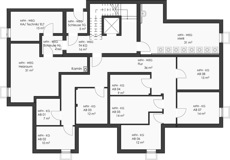 Neubau. 3-ZKB Erdgeschosswohnung mit toller Ausstattung! Fertigstellung Juni 2024! in Graben (Lechfeld)