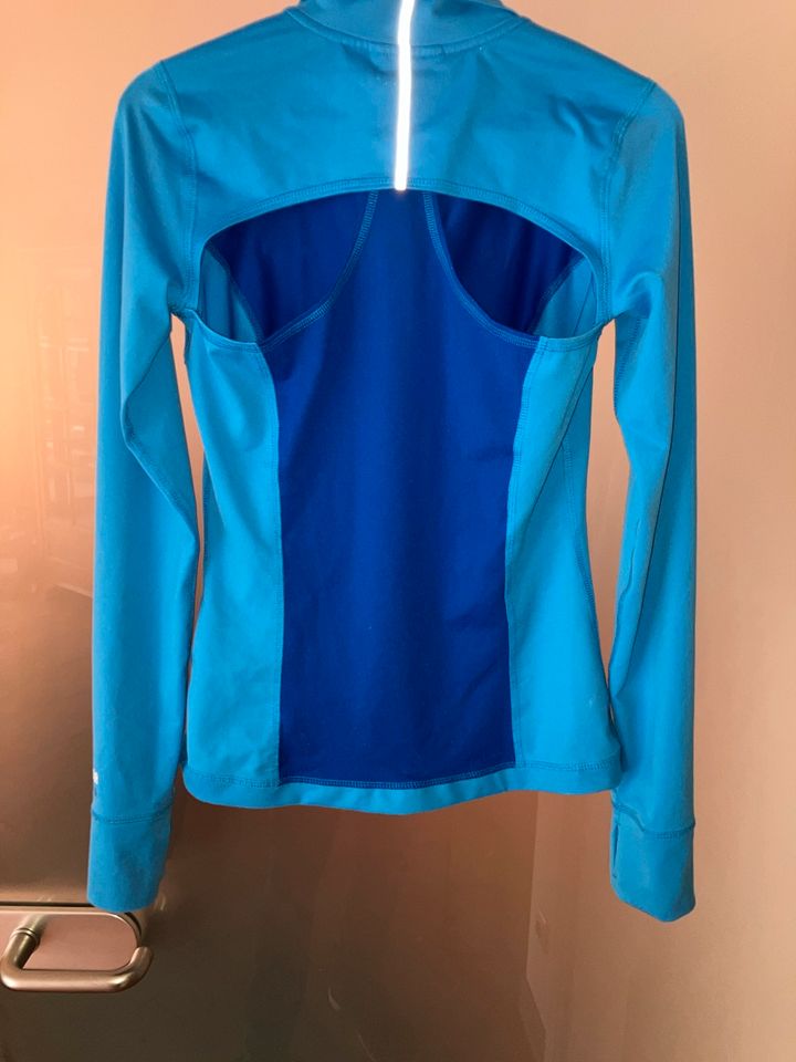 Damen Hollister Trainingsshirt Langarm blau türkis Gr. S in Köln