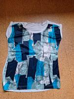 wie neu tolles Shirt von Manguun Gr. 42 creme türkis blau grün Niedersachsen - Laatzen Vorschau