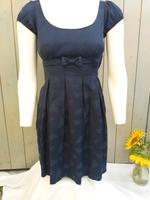 blaues Kleid mit Puffärmeln und Schleife Sachsen - Lommatzsch Vorschau