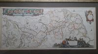 Antike Landkarte, Bleau Karte, Fluvius Rhenus, kolorierter Stich Niedersachsen - Diepholz Vorschau