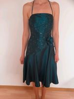 Kleid Cocktailkleid grün petrol Neckholder Glitzer 36 Baden-Württemberg - Hohentengen Vorschau