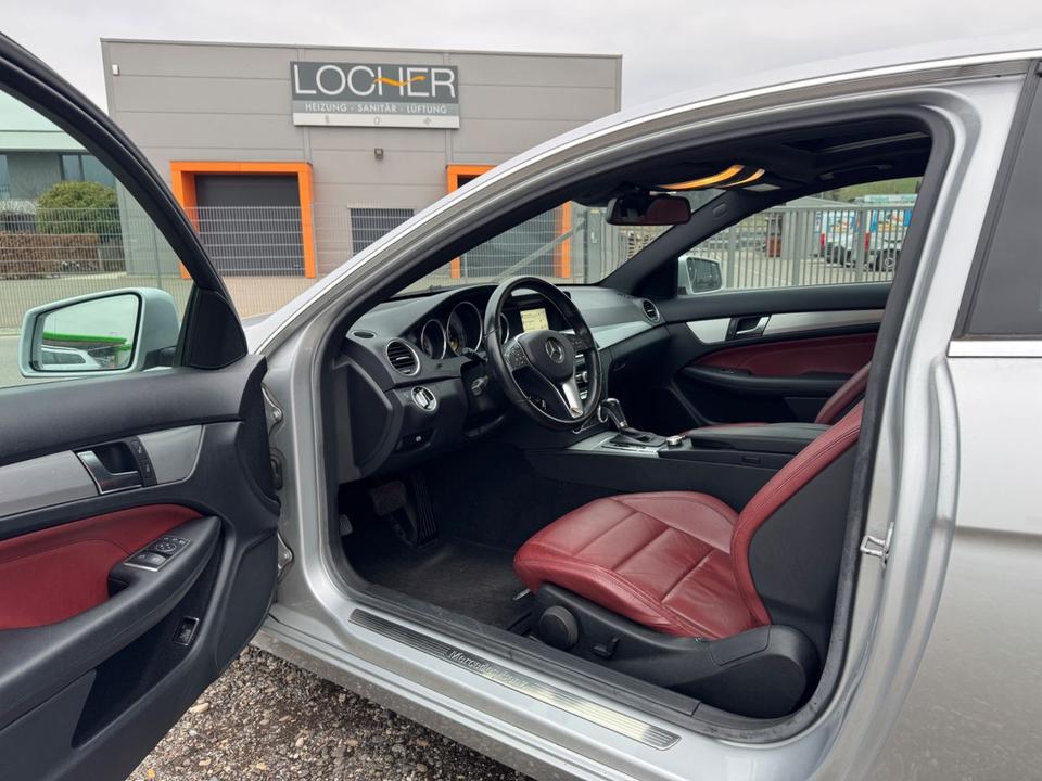 Mercedes-Benz C 180 CGI Coupe BE 7G Panorama ILS Leder COMAND in Erbach