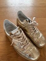Mjus Italy weiches Leder Sneaker Platin Gr 38 Bayern - Würzburg Vorschau