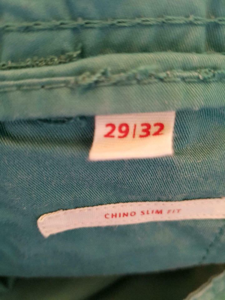 Herren Esprit Chinohose Gr. 29/32 türkis Hose in Bielefeld