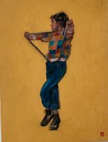 Junge tanzend.  Gemälde Original Nordrhein-Westfalen - Rietberg Vorschau