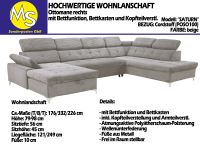 Sofa Couch Wohnlandschaft U Form Bettfunktion-Bettkasten Cord bei Nordrhein-Westfalen - Mettingen Vorschau