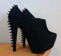 Wie Neu ‼️ High Heels Ankle Boots Gothic Stiefel Gr 38 Bayern - Plech Vorschau