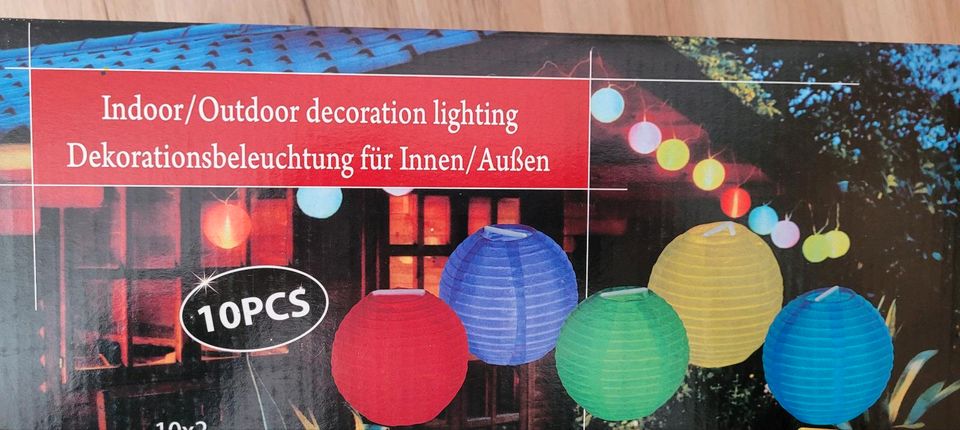 Lichterkette bunte Lampions für innen und außen geeignet in Brandenburg -  Senftenberg | eBay Kleinanzeigen ist jetzt Kleinanzeigen