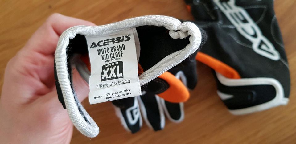 Acerbis Kinder Cross-Handschuhe 134/140/146 Kids Size XXL in Leipzig