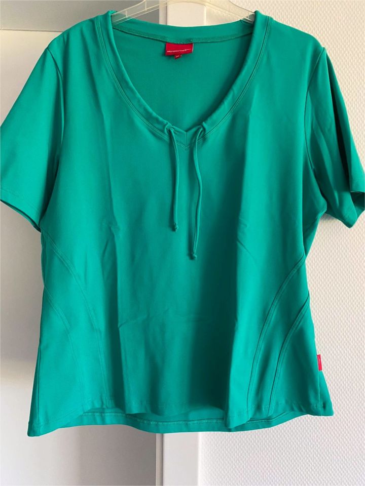 Venice Beach, Damen T-Shirt, grün,Gr. 46, V-Ausschnitt in Saarlouis