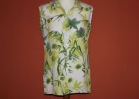 Tunika Bluse Long Shirt floral ärmellos M 38/40 grün weiß Damen Bayern - Bodenwöhr Vorschau