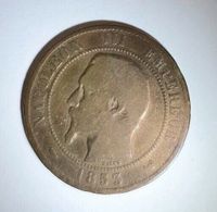 10 centimes Münze Frankreich 1855 Thüringen - Bad Langensalza Vorschau