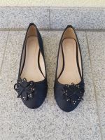 Damen Schuhe Ballerinas Gr. 40 schwarz Ballerina mit Blume Bayern - Bodenwöhr Vorschau