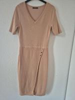 orsay Strickkleid dünn V Ausschnitt Midi beige S 34 36 Hessen - Neu-Anspach Vorschau
