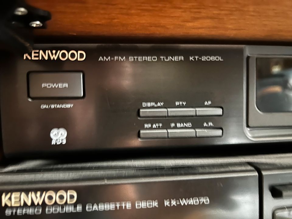 Stereoanlage Sammler Kassette CD Verstärker 4 Geräte  Kenwood in Bad Laasphe