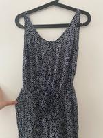 Dunkelblauer weißer gemusterter Jumpsuit Sommer Einteiler Saarbrücken-West - Altenkessel Vorschau