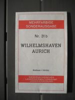 Landkarte Wilhelmshaven Aurich Friesland Niedersachsen - Wendeburg Vorschau