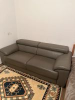 Couch grau Leder Düsseldorf - Lichtenbroich Vorschau