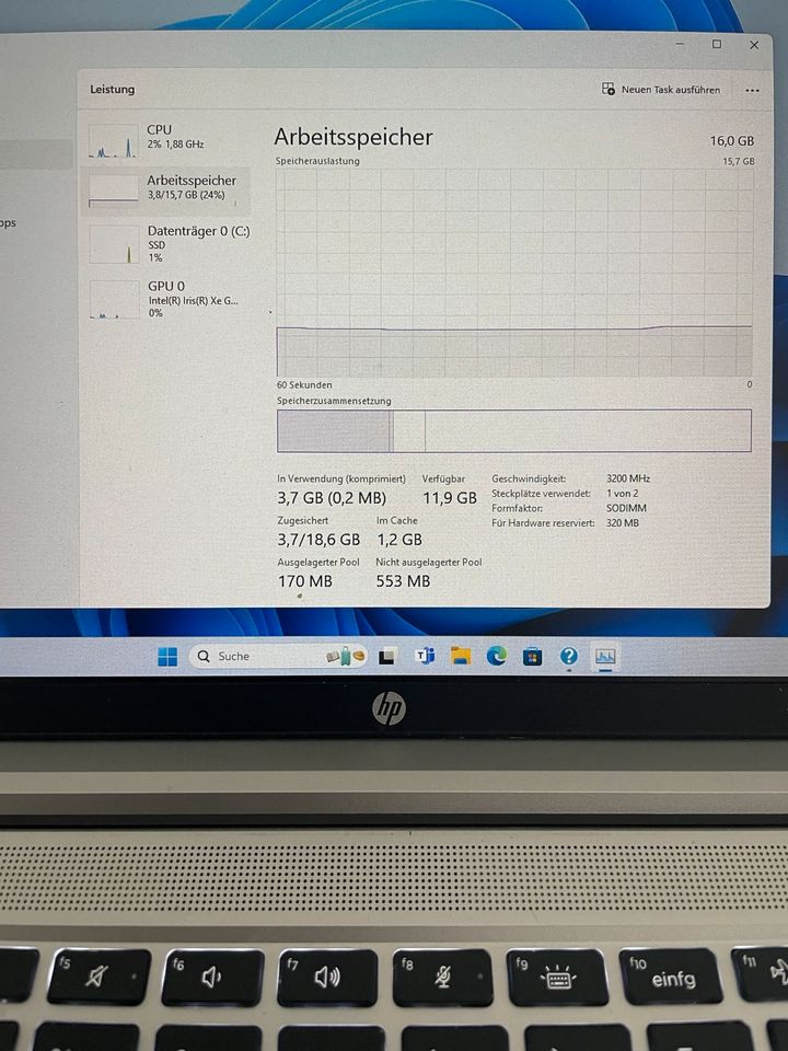 HP Probook G8 / 500GB SSD / 16GB RAM / Intel i5-1135G7 / 8GB GPU in Dresden