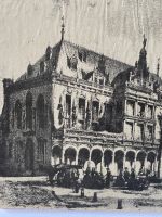 Bild Bremen Rathaus & Dom um 1850 Druck auf Hartfaserplatte Niedersachsen - Stuhr Vorschau