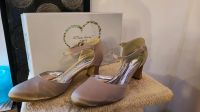 Brautschuhe in taupe Satin Gr. 38 von "WHITE LADY" by Gautsche Bayern - Harburg (Schwaben) Vorschau