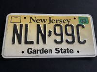 Altes US Nummernschild New Jersey Amerika USA Kiel - Steenbek-Projensdorf Vorschau