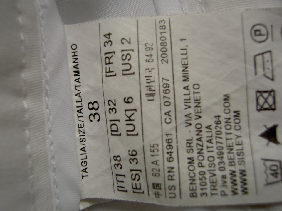 Hose D&G Gr. 32/34, creme-vanille, ungetragen, dolce & gabbana in Tittling