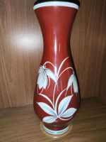 Rote Vase aus Porzellan Sachsen - Pegau Vorschau