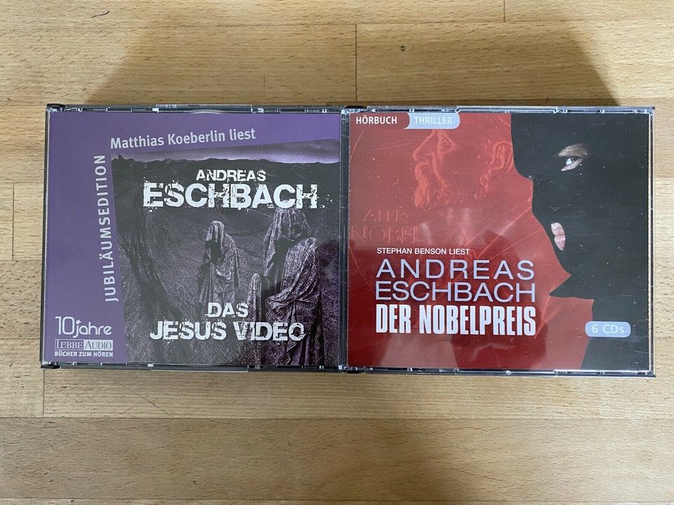 Andreas Eschbach Hörbuch "Der Nobelpreis" und "Das Jesus Video" in Neuensalz