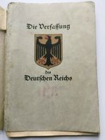 Verfassung des Deutschen Reiches vom 11.08.1919, DIN A5, 10 € Niedersachsen - Goslar Vorschau