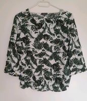 Bluse mit Blättermuster / Sommerliches leichtes Shirt / Größe 36 Bielefeld - Bielefeld (Innenstadt) Vorschau