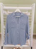 ⭐Bluse Damen Gr. 38 M weiß blau Bayern - Thannhausen Vorschau