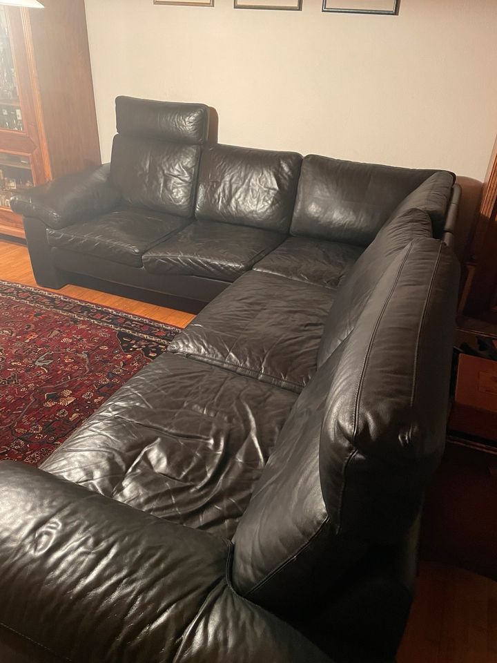 Leder Sofa Couch Garnitur - COR in Eckersdorf