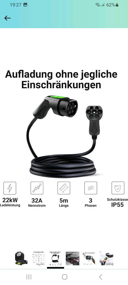 Ladekabel Auto *Neu* in Hofheim Unterfr.