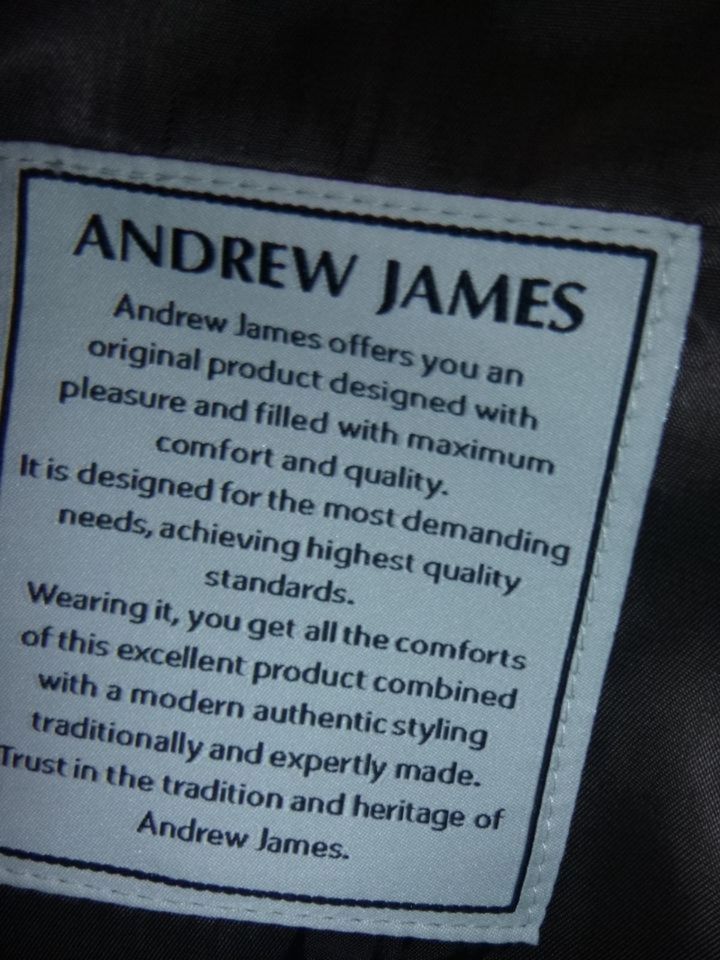 ANDREW JAMES finest SHETLAND WOOL 100 % Wolle Gr. 60 TOP in Adendorf