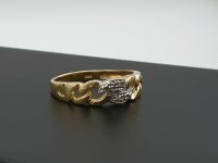 Goldring 585 Gold 14 Karat Ring mit 4 Diamanten Schleswig-Holstein - Neumünster Vorschau