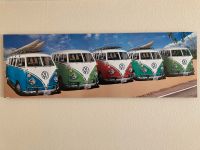 Wandbild 5 VW Bulli Camper 156x52 MDF-Platte Holz Baden-Württemberg - Fellbach Vorschau