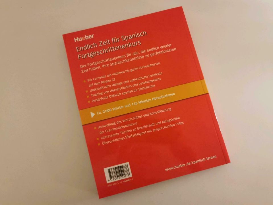 Hueber Endlich Zeit für Spanisch Buch + CDs Fortgeschrittenenkurs in Hannover