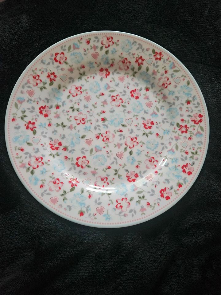 4 Frühstücksteller 20,5cm Teller von Greengate in Oldenburg