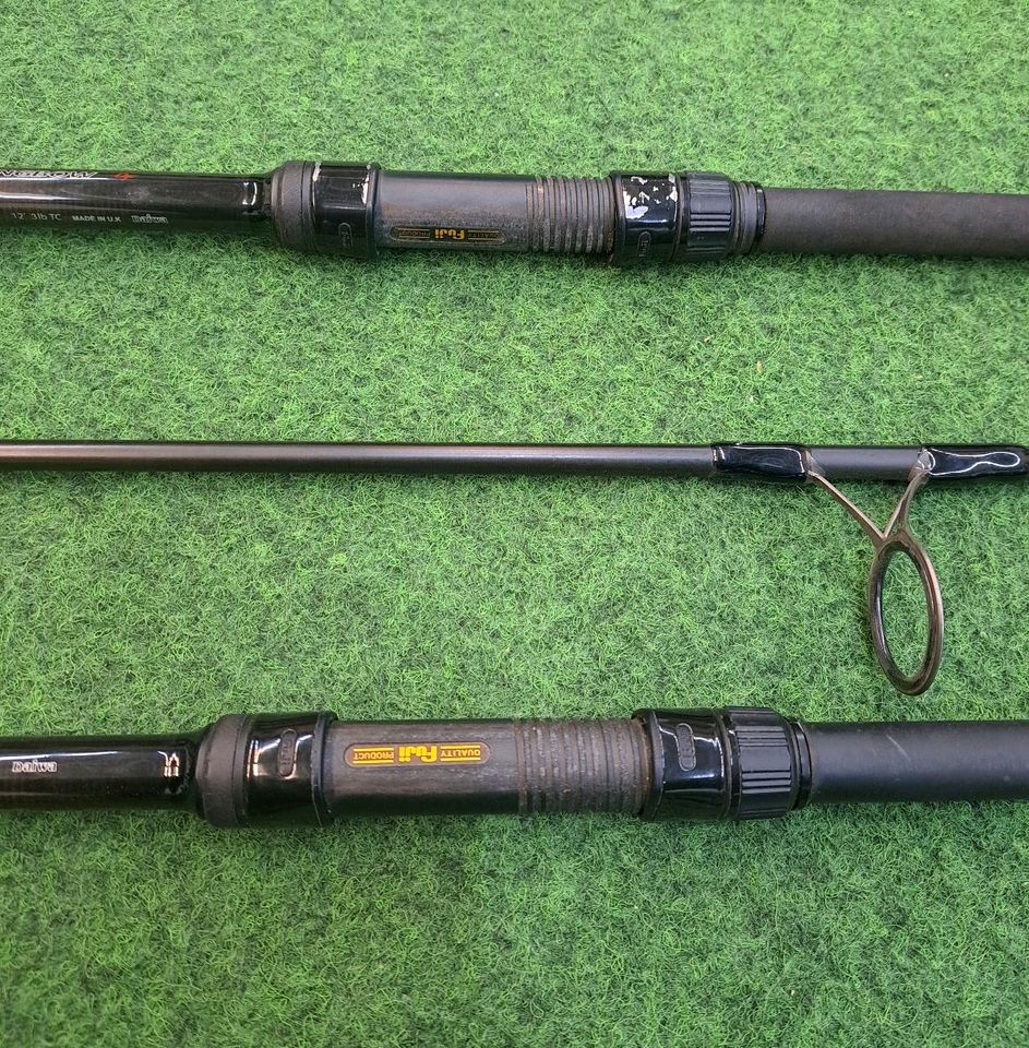 2× Daiwa Longbow DF 12ft 3lbs Karpfenruten Weitwurf Angeln Carp in Bad Bentheim