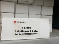Heftklammer Würth 3 G/08mm C  8mm lang, ca.9mm breit 10.000 Stück München - Au-Haidhausen Vorschau
