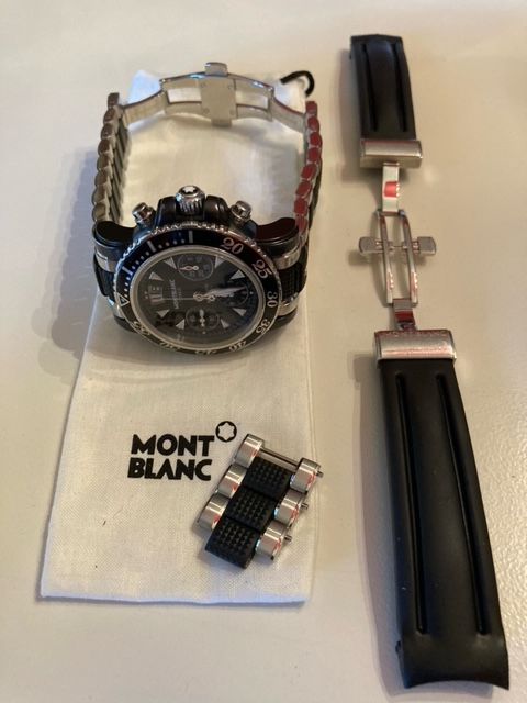 Montblanc Sport Flyback Chronograph Automatik mit 2 Bändern in Nürnberg (Mittelfr)