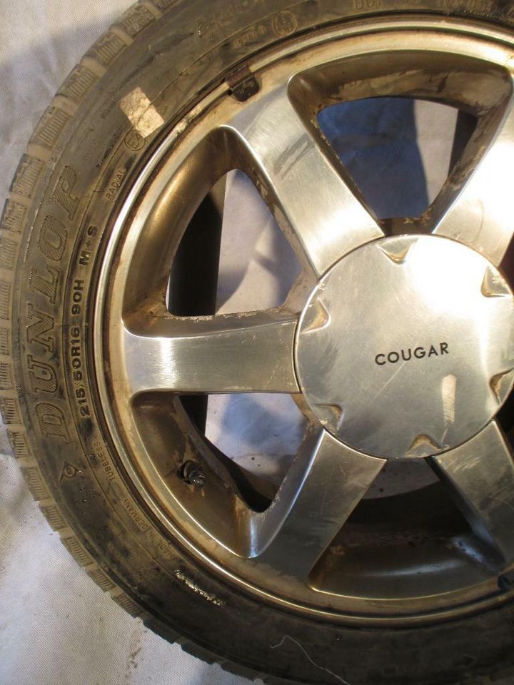 M+S Dunlop auf Cougar Alufelge 215/50R16 90H Winterreifen in Hildesheim