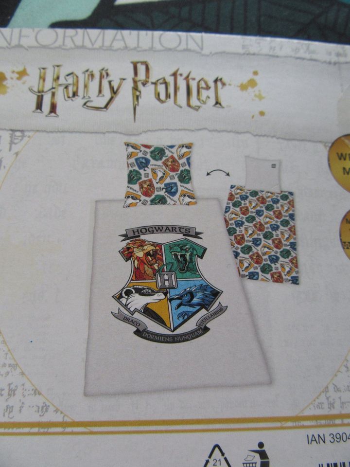 Neu: Harry Potter Bettwäsche Mikrofaser 135 x 200cm in Dülmen