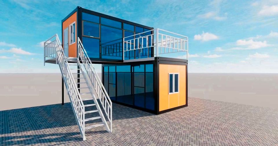 Bürocontainer | Wohncontainer | NEXT GENERATION | SOFORT VERFÜGBAR | Schnellbaucontainer | Klappcontainer | Selbstbau Container | 2.40m x 6.00m in Weiskirchen