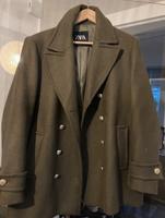 Woll Blazer Khaki grün Zara Gr. L Bayern - Aichach Vorschau