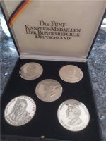 Silber Medaillen -Die 5 Kanzler der BRD , in 999er Feinsilber Nordrhein-Westfalen - Paderborn Vorschau